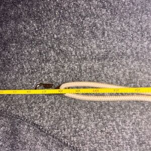 Gray Textured Fabric with Cream Cord